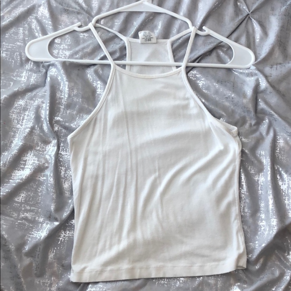 White halter top from Tillys
